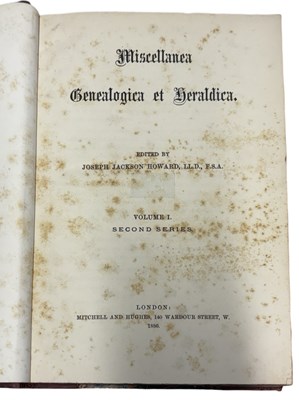 Lot 31 - JOSEPH JACKSON HOWARD (Ed): MISCELLANEA...