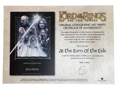 Lot 100 - A pair of limited edition Lord of the Rings...