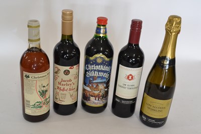Lot 291 - Christmas Mead, Mulled Wine etc, 5 bottles