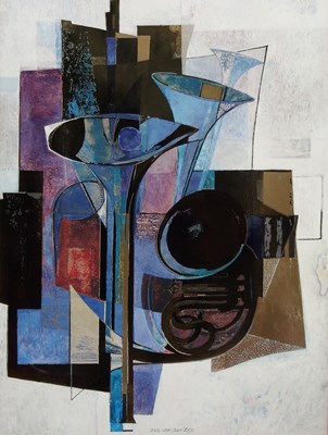 Lot 12 - Isa Van Der Zee (Dutch, b.1928), label on...