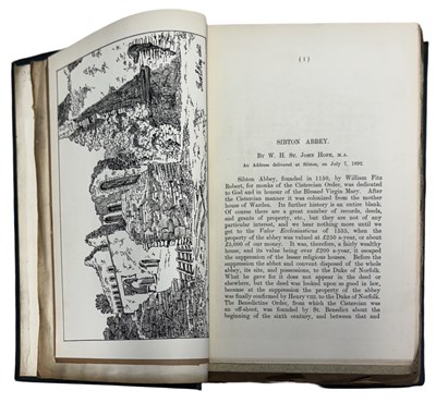 Lot 55 - W H ST JOHN HOPE: MONASTIC MONOGRAPHS -...