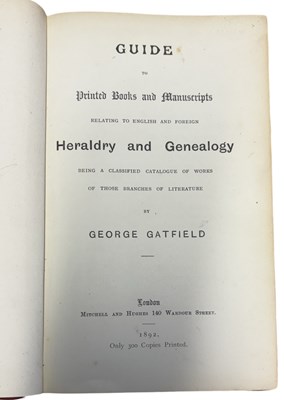 Lot 44 - GENEALOGY INTEREST: 7 Titles: ANTHONY RICHARD...