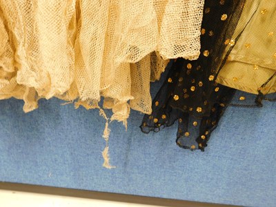 Lot 18 - Two c.1930's lady's dresses, to include an...