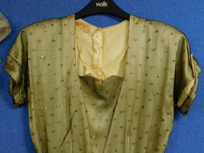 Lot 18 - Two c.1930's lady's dresses, to include an...