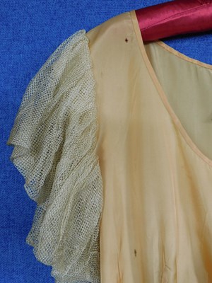 Lot 18 - Two c.1930's lady's dresses, to include an...