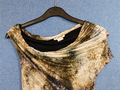 Lot 80 - A sleeveless abstract pattern dress by Helmut...