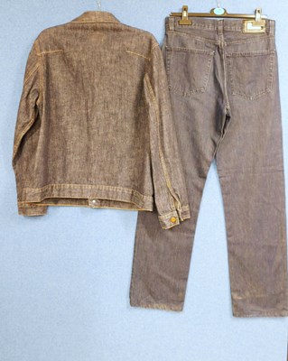 Lot 216 - A men's Levi denim jacket size L together with...