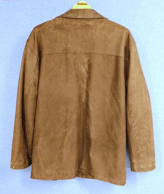 Lot 219 - A gentlemans brown suede jacket by Jeep,...