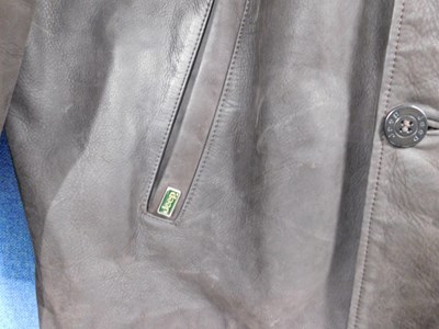 Lot 219 - A gentlemans brown suede jacket by Jeep,...
