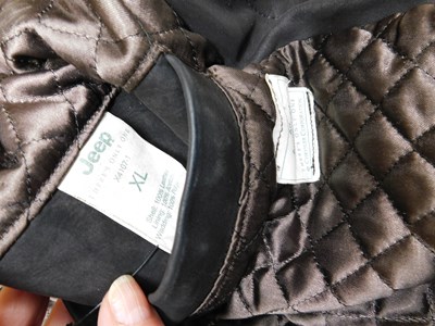 Lot 219 - A gentlemans brown suede jacket by Jeep,...