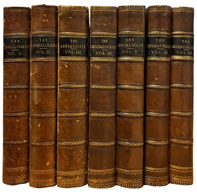 Lot 50 - GEORGE W MARSHALL (Ed): THE GENEALOGIST,...