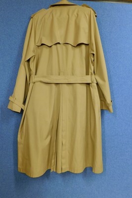 Lot 226 - A gentlemans trench coat by Brooks Bros,...