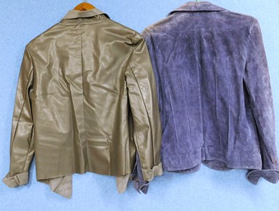 Lot 65 - Two lady's jackets, to include a grey faux...