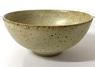 Lot 261 - An Oriental Studio Pottery bowl with a mottled...
