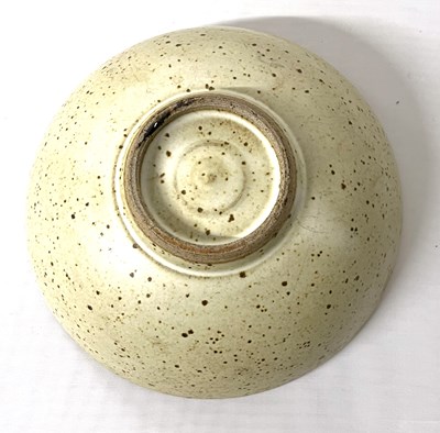 Lot 261 - An Oriental Studio Pottery bowl with a mottled...