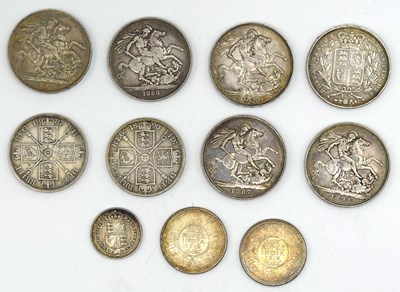 Lot 45 - Quantity of Victorian Silver coinage to...
