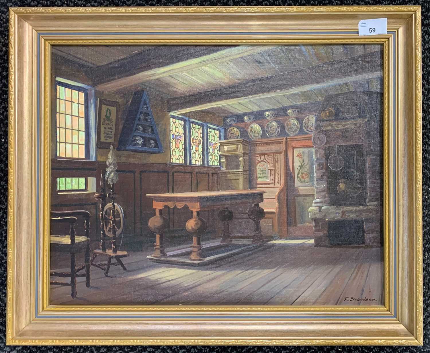 Lot 19 - Frederik Svendsen (Danish, 1885-1975),...