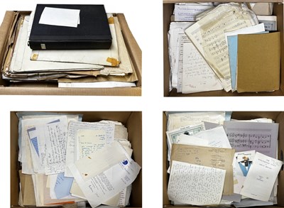 Lot 1308 - ONE BOX: An extensive collection of documents,...