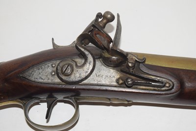 Lot 177 - 18th century flintlock blunderbuss, the 14"...