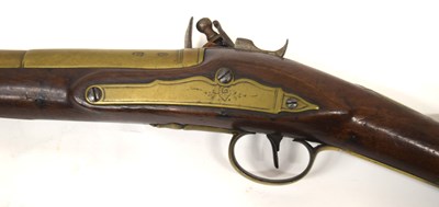 Lot 177 - 18th century flintlock blunderbuss, the 14"...