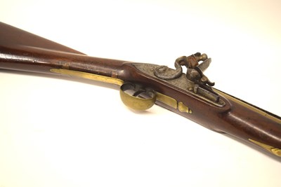 Lot 177 - 18th century flintlock blunderbuss, the 14"...