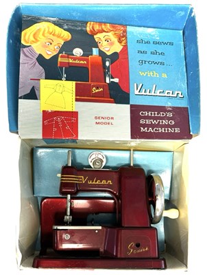 Lot 152 - A vintage boxed Vulcan Senior sewing machine