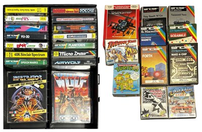 Lot 337 - A mixed lot of various ZX Spectrum game and...