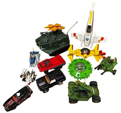 Lot 314 - A mixed lot of retro toy vehicles, to include...