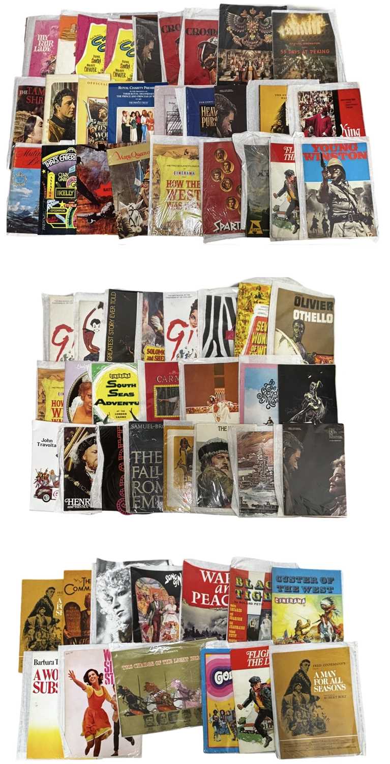 Lot 59 - A large collection of various film brochures