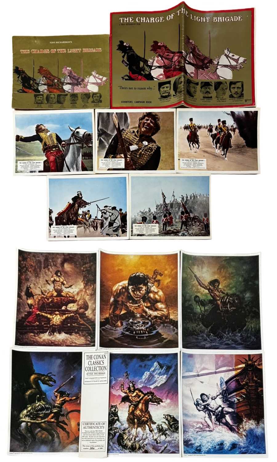 Lot 54 - Charge of the Light Brigade film brochure and...