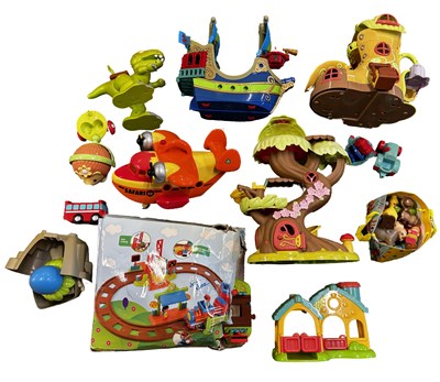 Lot 318a - A large collection of vintage Happyland toys,...