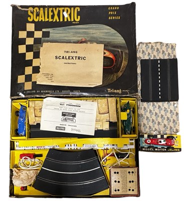 Lot 334 - A boxed Triang Scalextric set and further...