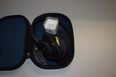 Lot 138 - Vintage Bose headphones together with two iPods