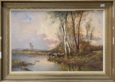 Lot 54 - Alberth Ferenc (Hungarian,1883-1959), Autumnal...