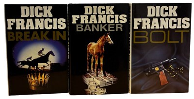 Lot 154 - DICK FRANCIS FIRSTS: 3 Titles: BREAK IN 1985;...