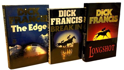 Lot 158 - DICK FRANCIS FIRSTS: 3 Titles: BREAK IN, 1985;...
