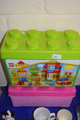 Lot 507 - Two boxes of Lego/Duplo