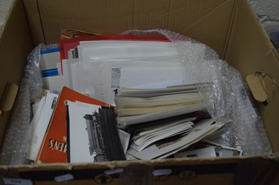 Lot 525 - Box containing various postcards and...