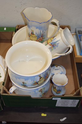 Lot 612 - Falconware washstand set