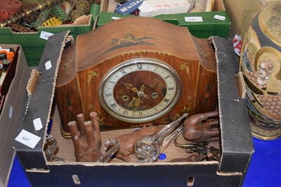 Lot 647 - Early 20th century century mantel clock in...