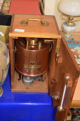 Lot 650 - County Borough of Derby copper alcohol tester...