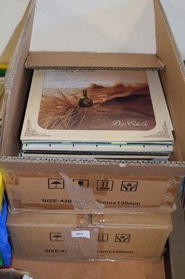 Lot 691 - Two boxes various LPs