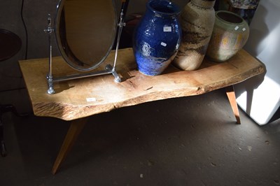 Lot 725 - Vintage live edge coffee table