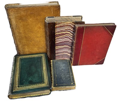 Lot 551 - Fine Bindings. Poetry. Five Volumes in title...