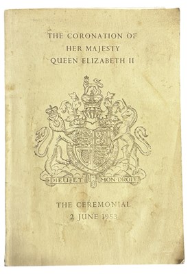 Lot 1147 - The Ceremonies to be Observed at the Royal...
