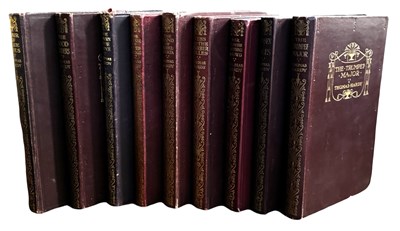 Lot 286 - THOMAS HARDY. Nine uniformed volumes, maroon...
