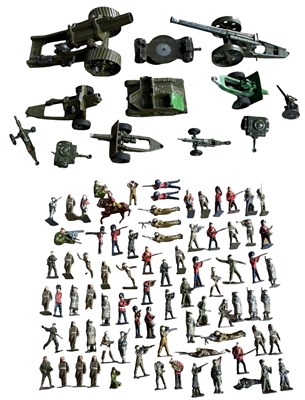 Lot 114 - A mixed lot of various die-cast military...