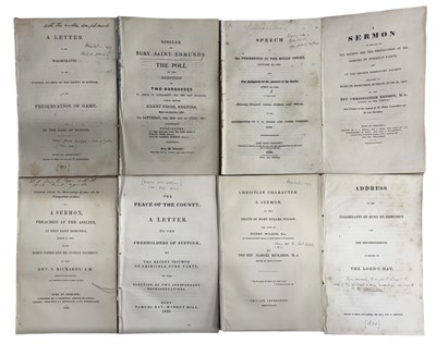 Lot 901 - Eight 19th century Suffolk interest pamphlets:...