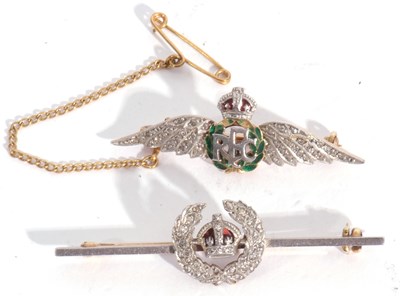 Lot 212 - Mixed Lot: precious metal and diamond set...