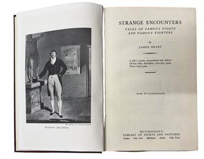 Lot 83 - JAMES BRADY: STRANGE ENCOUNTERS - TALES OF...